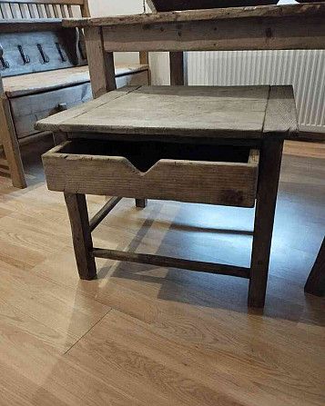 Židle, stůl, lavice, věšáky, Sabinov - foto 16