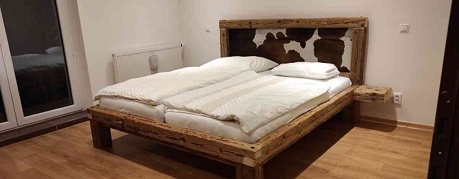 Роскошная Кровать из старого дерева 180х200 см, массив Пьештяни - изображение 9