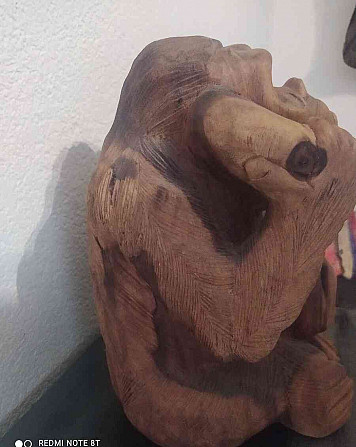 Wood carving from solid palm wood Nitra - photo 2