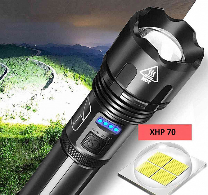 LED-Taschenlampe für anspruchsvollen XHP70-Chip Neusohl - Foto 1