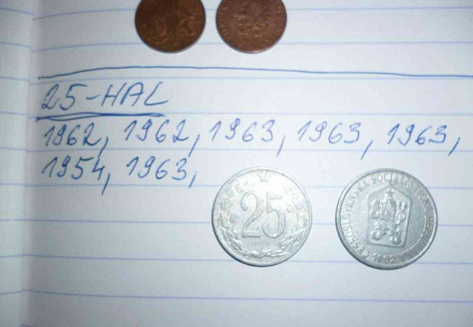 Münzen der Tschechoslowakei Schelle - Foto 4