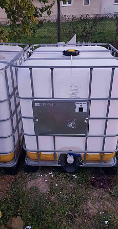 Műanyag tartály IBC konténer 1000L hordó hordó kád vízmezők Nyitra - fotó 4