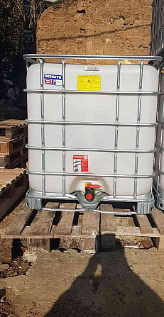 Plastová nádrž IBC kontejner 1000L barel sud kada voda pole Nitra - foto 9