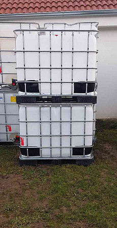 Műanyag tartály IBC konténer 1000L hordó hordó kád vízmezők Nyitra - fotó 8