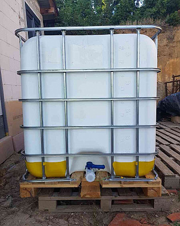 Plastová nádrž IBC kontajner 1000L barel sud kada voda polie Nitra - foto 2