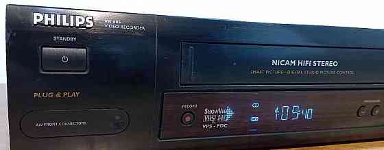 PHILIPS VR 605.... 6 hlavovy HIFI STEREO videorekorder.... Pozsony