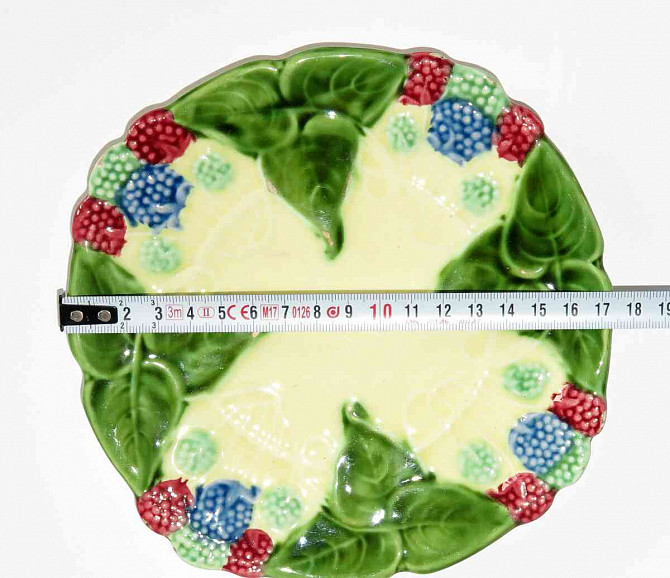 Körmöcbányai kerámia szecessziós tányér #2 Pozsony - fotó 3