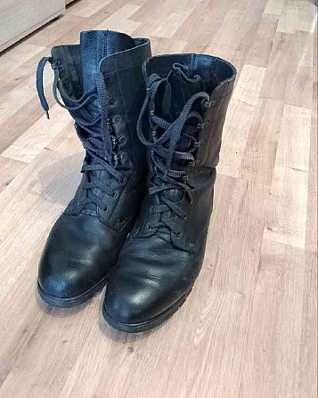 Katonai bőr cipő Kassa - fotó 1