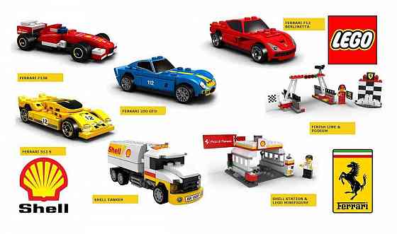 LEGO® 7x Ferrari zo Shell (rok 2014) Bratislava