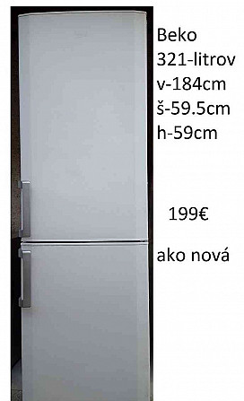 Ich verkaufe einen Kühlschrank aus Edelstahl und Weiß Partizánske - Foto 3