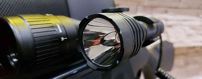 тактический фонарь для оружия 2100лм зеленый Senec - изображение 5