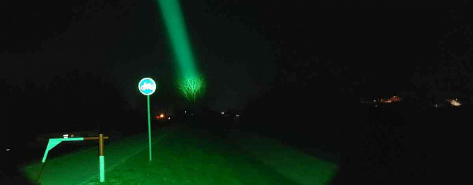 тактический фонарь для оружия 2100лм зеленый Senec - изображение 14