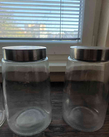 Stainless steel and glass kitchen jars Nitra - photo 8