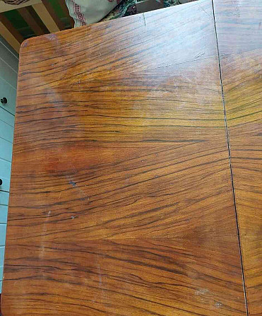 Ретро деревянный твердый обеденный стол Гуменне - изображение 4