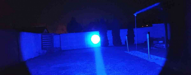Taktische Taschenlampe für Waffen 2000lm blau Senec - Foto 11