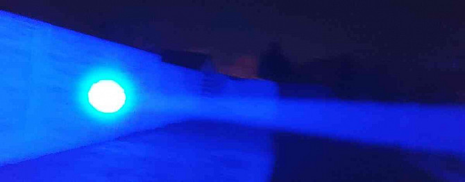 Taktische Taschenlampe für Waffen 2000lm blau Senec - Foto 10