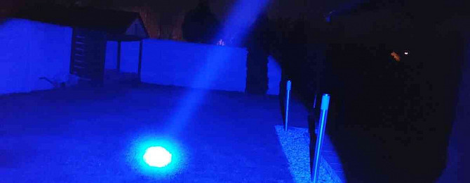 Taktische Taschenlampe für Waffen 2000lm blau Senec - Foto 1