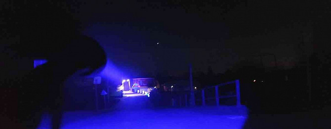 Taktische Taschenlampe für Waffen 2000lm blau Senec - Foto 9