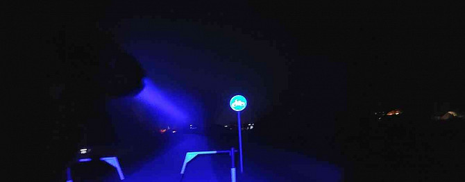 Taktische Taschenlampe für Waffen 2000lm blau Senec - Foto 12