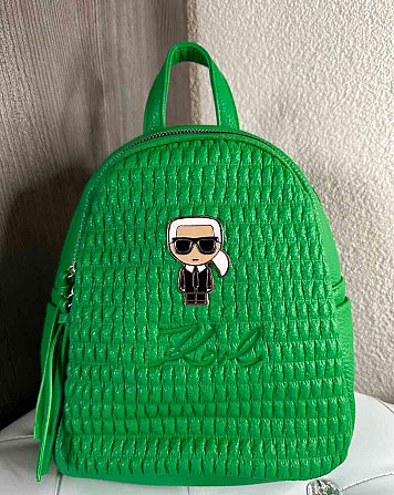 Karl Lagerfeld ruksak zelený Galanta - foto 1