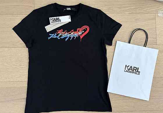 Karl Lagerfeld tričko graffiti M originál Pozsony