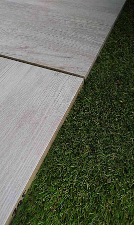 Dlažba i na terče 60x60x2cm šedá DOVOZ v ceně vzor dřevo Krupina - foto 4