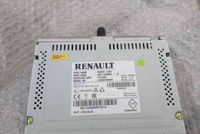 RENAULT CLIO оригинальная навигационная система Пезинок - изображение 4