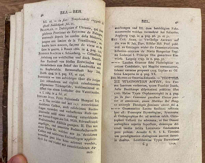 Bibliograf. katalóg uhorskej kráľ. knižnice Szechenyi, 1807 Trenčín - foto 3