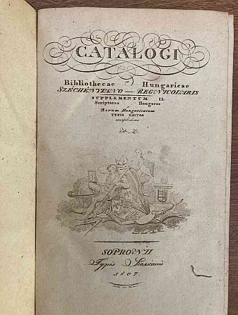 Bibliograf. katalog uherské král. knihovny Szechenyi, 1807 Trenčín - foto 2