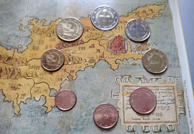 Набор монет Кипр 2008+2011 гг. Нитра - изображение 9