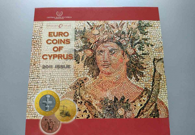 Набор монет Кипр 2008+2011 гг. Нитра - изображение 2