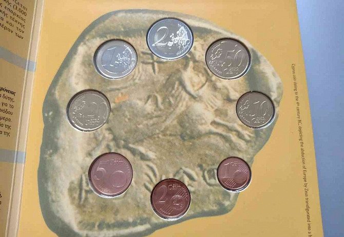 Набор монет Кипр 2008+2011 гг. Нитра - изображение 8