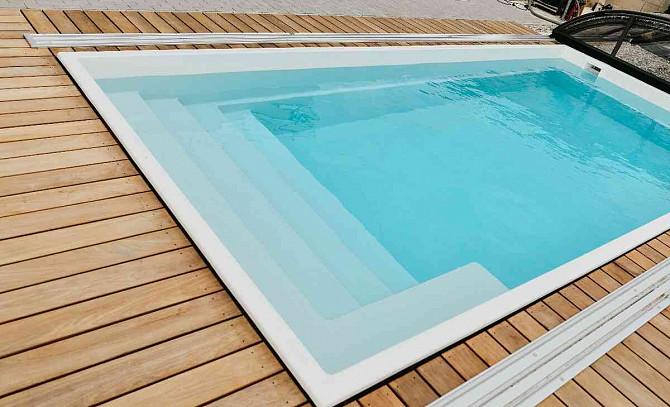 Schwimmbad 6,2x3x1,4m Fiberglas Topoľčany - Foto 1