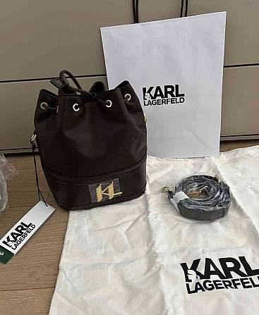 Karl Lagerfeld crossbody kabelka bucket bag Bratislava - foto 4