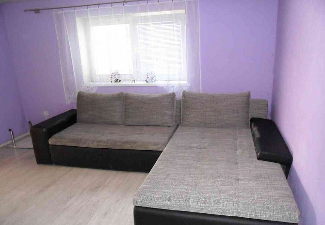 Серо-коричневый диван с Г-образным местом для хранения вещей Veľký Krtíš - изображение 1
