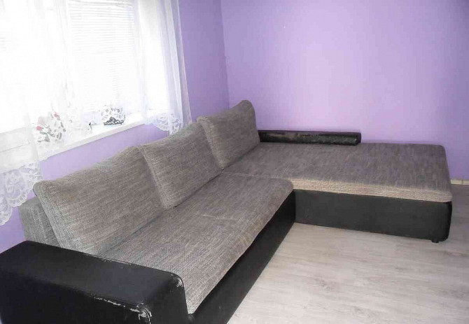 Серо-коричневый диван с Г-образным местом для хранения вещей Veľký Krtíš - изображение 6