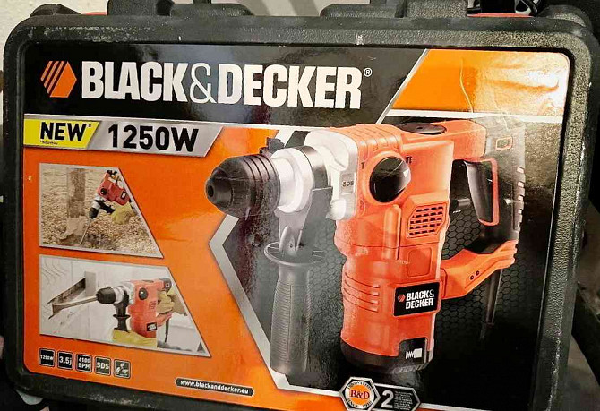 Bohrhammer Black+Decker 1.250 W Modell KD1250K Senitz - Foto 1