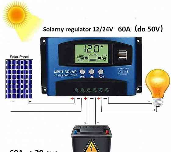 60A a 100A Solarny regulator MPPT - 1224V  (do 50 V) Bratislava