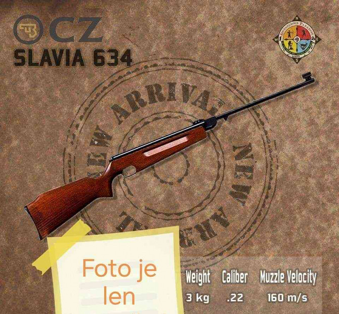 Пневматическая винтовка Славия, Перун 734, 731, 730, Чехия Кошице - изображение 2