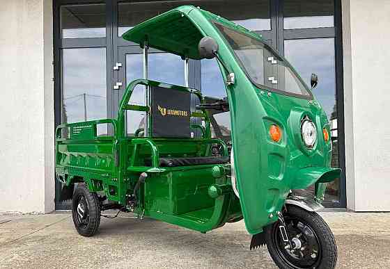 Pracovní elektro tříkolka rikša 1000W COC kabina Semil