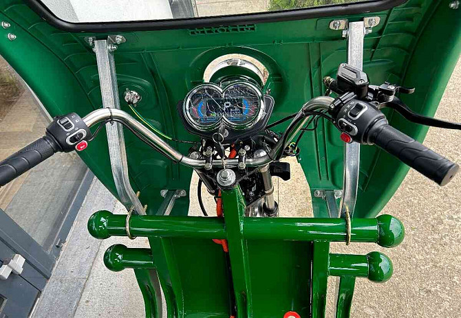 Pracovní elektro tříkolka rikša 1000W COC kabina Semily - foto 7