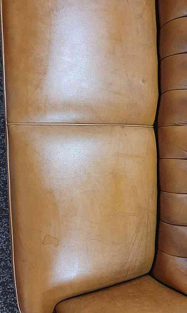 Chesterfield stílusú, stílusos bőr kanapé 2+1+1 Nagyszombat - fotó 6