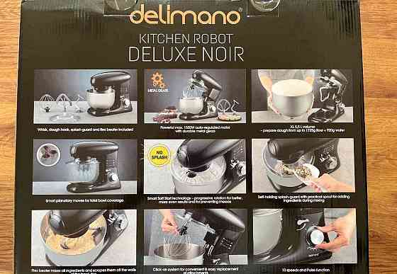 DELIMANO DELUXE NOIR-kuchynsky robot s mixerom Sillein