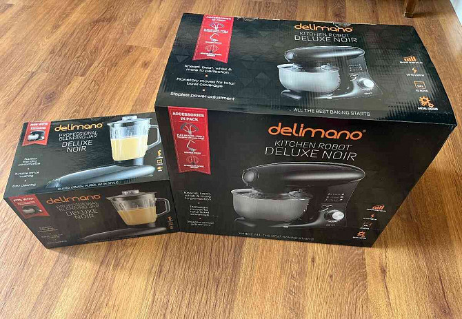 DELIMANO DELUXE NOIR - кухонный комбайн с миксером Жилина - изображение 1