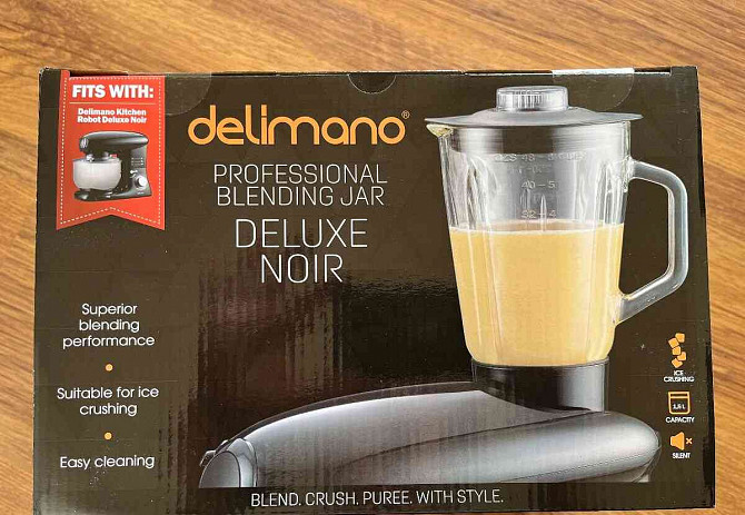 DELIMANO DELUXE NOIR - кухонный комбайн с миксером Жилина - изображение 3