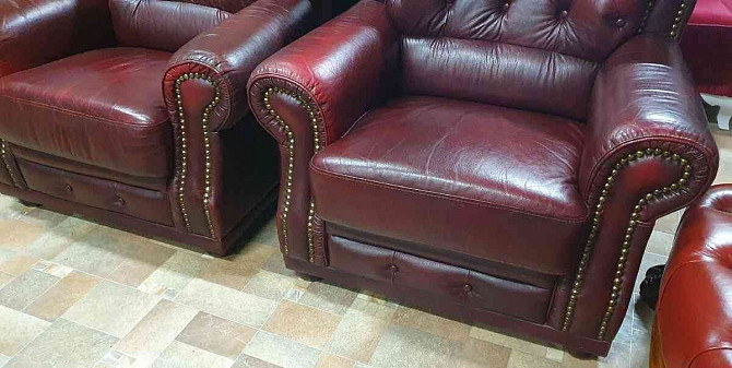 CHESTERFIELD LEATHER SEAT IN ENGLISH STYLE HIGH Trnava - photo 3