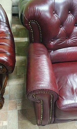 CHESTERFIELD LEATHER SEAT IN ENGLISH STYLE HIGH Trnava - photo 7