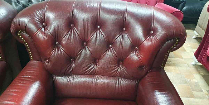 CHESTERFIELD LEATHER SEAT IN ENGLISH STYLE HIGH Trnava - photo 6