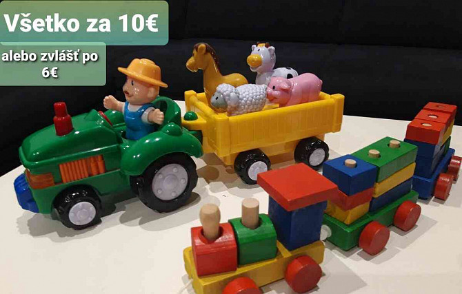 Traktory, popelářský vůz, vláček, nákupní vozík... Nitra - foto 4