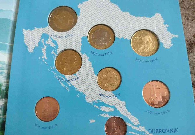 Евромонета устанавливает Хорватию 2023 года Нитра - изображение 3